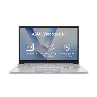 ASUS Vivobook 14/X1404VA-EB2276WZ/3-100U/14"/FHD/8GB/256GB/Intel int/W11H/Silver/2R