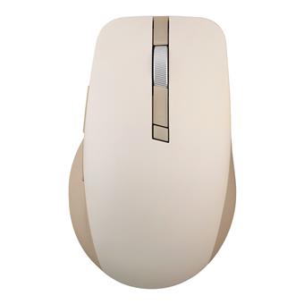 ASUS SmartO Mouse MD200 Silent Plus/Kancelářská/Optická/Pro praváky/4 200 DPI/USB+BT/Béžová