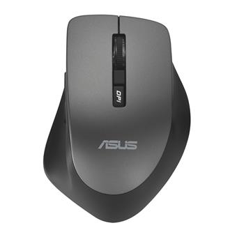 ASUS WT425/Ergonomická/Optická/Pre pravákov/1 600 DPI/Bezdrôtové USB/Šedá