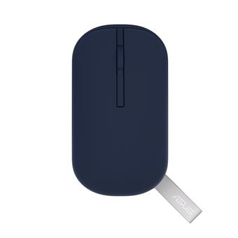 ASUS Marshmallow MD100 Lite/Cestovní/Optická/1 600 DPI/USB+BT/Modrá