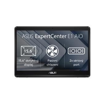 ASUS ExpertCenter/E1 AiO (E1600)/15,6"/1366 x 768/T/N4500/4GB/128GB SSD/UHD/W11P/Black/2R