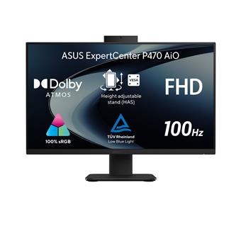 ASUS ExpertCenter/P470VAK-BPE058W/27"/FHD/i5-13420H/16GB/1TB/Intel int/W11H/Čierna/2R
