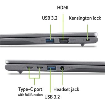Acer CB516-1HT 16/C3-100U/8G/256GB/Chrome/noA
