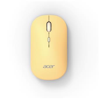 Acer AMR130/Ergonomická/Optická/1 600 DPI/USB+BT/Žltá