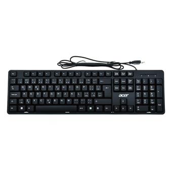 Acer Wired Keyboard/Drôtová USB/ CZ- SK layout/Čierna