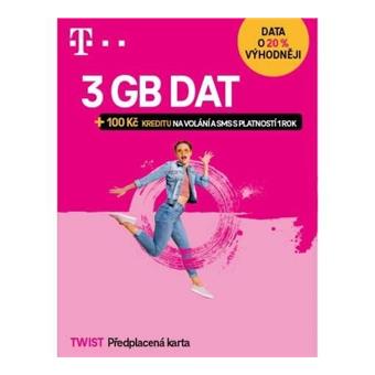 T-Mobile SIM Twist s Námi 3GB