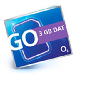O2 Předplacená karta GO 3GB DAT