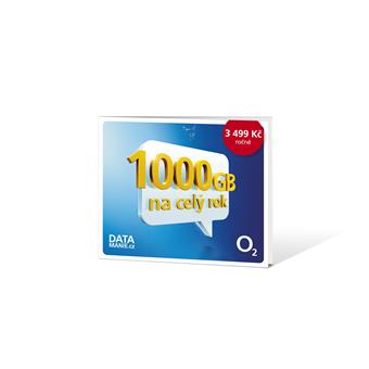 O2 Roční datové připojení 1 TB