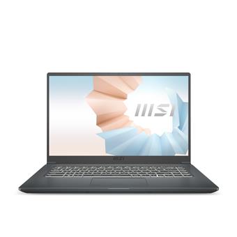MSI Modern/15 A11MU/i7-1195G7/15,6"/FHD/16GB/512GB SSD/Iris Xe/W11H/Gray/2R