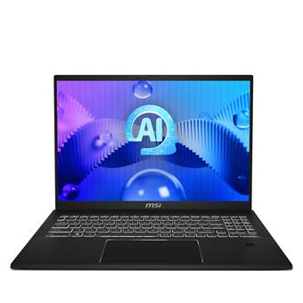 MSI Summit/E16 AI Studio A1VETG/U7-155H/16"/2560x1600/T/32GB/1TB SSD/RTX 4050/W11P/Black/2R