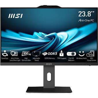 MSI PRO/AP242P 14M-666EU/23,8"/FHD/i3-14100/8GB/256GB SSD/UHD 730/W11H/Black/2R