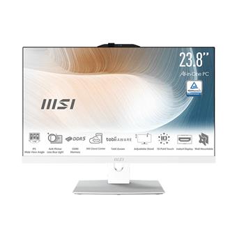 MSI Modern/AM242TP 1M-2219EU/23,8"/FHD/T/5-120U/16GB/512GB/Intel int/W11H/Bílá/3R
