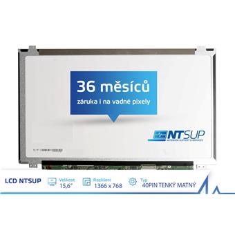 LCD PANEL NTSUP 15,6" 1366x768 40PIN TENKÝ MATNÝ