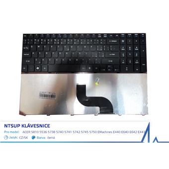 NTSUP Klávesnice Acer 5810 5536 5738 5740 5741 5742 5745 5750 EMachines E440 E640 E642 E443 E644 CZ
