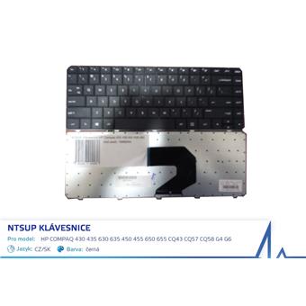 NTSUP Klávesnice HP Compaq 430 435 630 635 450 455 650 655 CQ43 CQ57 CQ58 G4 G6 černá CZ/SK