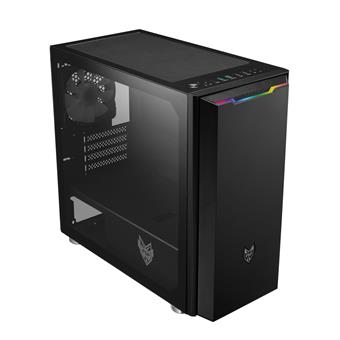 FSP/Fortron ATX Micro CST311 Black, průhledná bočnice