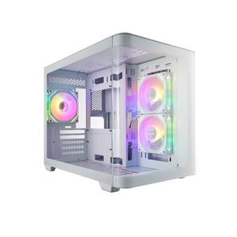 FSP S380-WA/Micro ATX/Transpar./Bílá