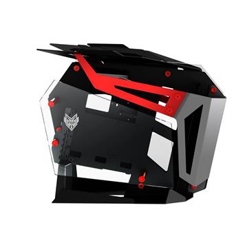 FSP/Fortron T-Wings CMT710/Dual System/Transpar./Černá a červená