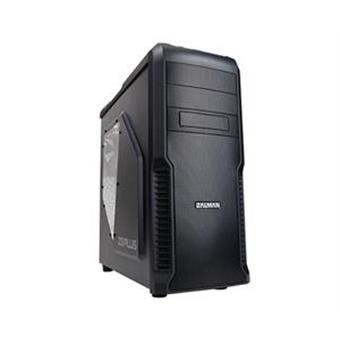 case Zalman miditower Z3 Plus, mATX/ATX, průhledný bok, bez zdroje, USB3.0, černá