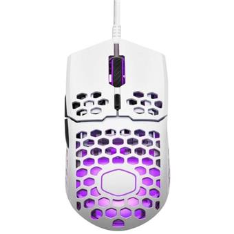 COOLER MASTER herní myš LightMouse MM711, 400-16000DPI, RGB podsvícení, matně bílá