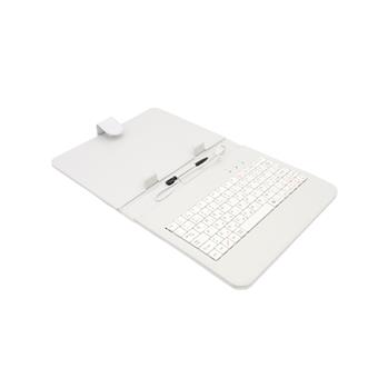 AAIREN AiTab Leather Case 2 with USB Keyboard 8" WHITE (CZ/ SK/SK /DE/UK/US.. layout)
