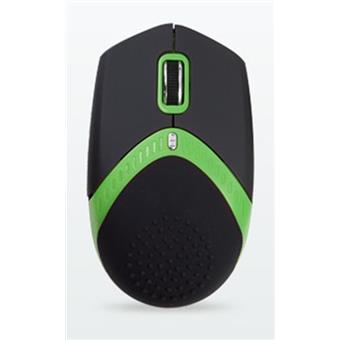 AMEI AM-M101G/Ergonomická/Optická/1 600 DPI/Drátová USB/Černá-zelená