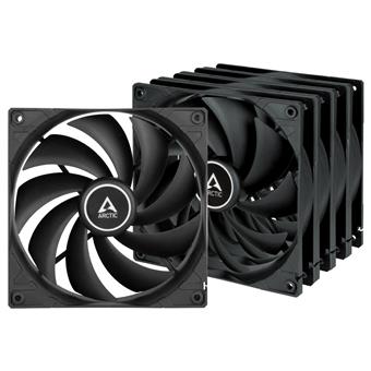 ARCTIC F14 Value Pack (Black) - ARCTIC F14 Case Fan - 140mm case fan low noise - Pack of 5pcs