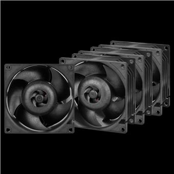 ARCTIC S8038-7K - 80mm Case Fan - dual ball bearing - max 7000 RPM - PWM regulovaný - Pack of 4 pcs