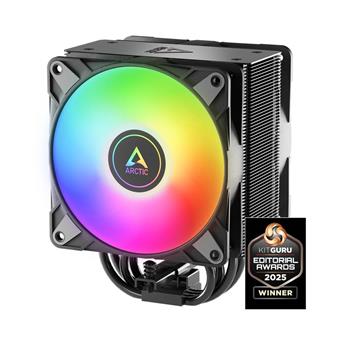 AKCE!!! - ARCTIC Freezer 36 SI A-RGB (Black) – Black CPU Cooler for Intel and AMD