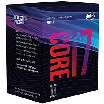 CPU Intel Core i7-8700 BOX (3.2GHz, LGA1151, VGA)