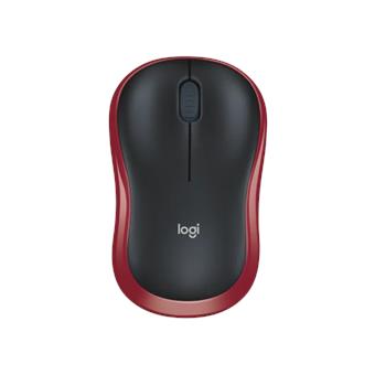 Akce myš Logitech Wireless Mouse M185 nano červená