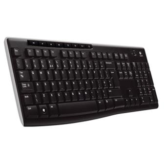 Logitech K270/Bezdrátová Bluetooth/US-Layout/Černá