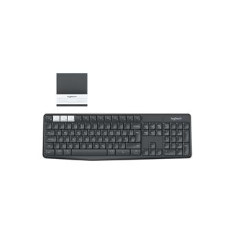 Logitech K375s/Bezdrôtová USB + Bluetooth/US layout/Čierna