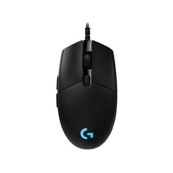 Logitech PRO (Hero)/Herní/Optická/Pro praváky/25 600 DPI/Drátová USB/Černá