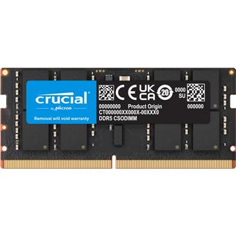 Crucial/CSODIMM DDR5/24/6400MHz/CL52/1x24GB