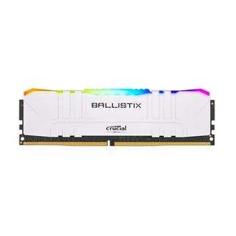 16GB DDR4 3600MHz Crucial Ballistix CL16 2x8GB White RGB