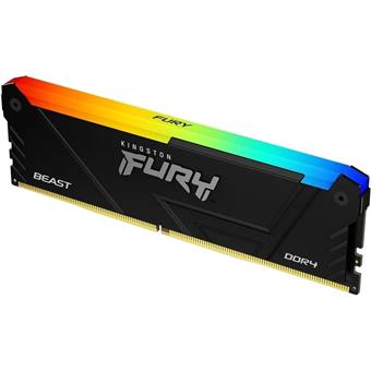 Kingston FURY Beast/DDR4/64GB/2666MHz/CL16/4x16GB/RGB/Black