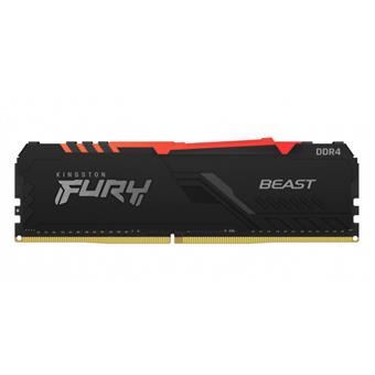 Kingston FURY Beast/DDR4/16GB/2666MHz/CL16/1x16GB/RGB/Black