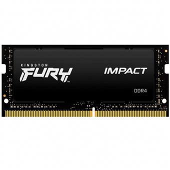 Kingston FURY Impact/SO-DIMM DDR4/16GB/2666MHz/CL15/1x16GB/Black
