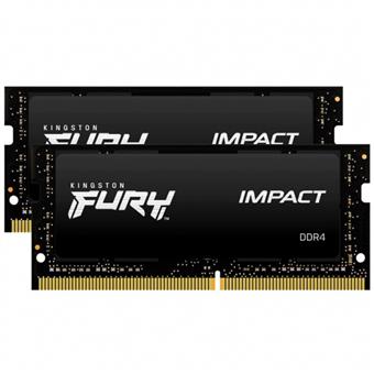 Kingston FURY Impact/SO-DIMM DDR4/32GB/2933MHz/CL17/2x16GB/Black
