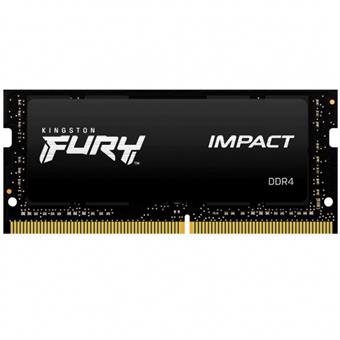 Kingston FURY Impact/SO-DIMM DDR4/8GB/3200MHz/CL20/1x8GB/Black