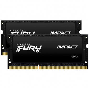 Kingston FURY Impact/SO-DIMM DDR3/8GB/1600MHz/CL9/2x4GB/Black