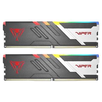 Patriot Viper Venom/DDR5/32GB/6000MHz/CL36/2x16GB/RGB/Black/Silv