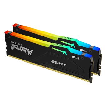 Kingston FURY Beast EXPO/DDR5/64GB/5600MHz/CL36/2x32GB/RGB/Black