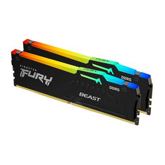 Kingston FURY Beast/DDR5/16GB/6000MHz/CL30/2x8GB/RGB/Black