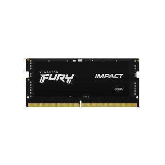 Kingston FURY Impact/SO-DIMM DDR5/8GB/4800MHz/CL38/1x8GB/Black
