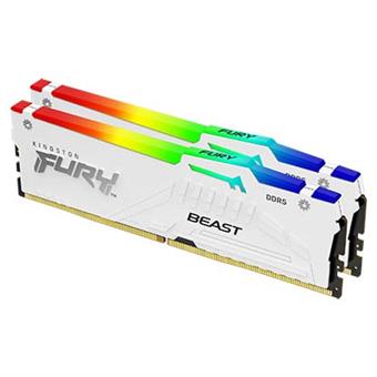 Kingston FURY Beast EXPO/DDR5/64GB/6000MHz/CL36/2x32GB/RGB/White