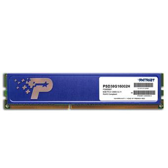 Patriot/DDR3/8GB/1600MHz/CL11/1x8GB/Black