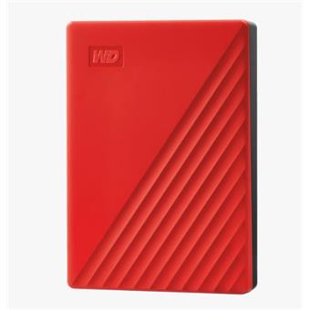 WD My Passport/4TB/HDD/Externý/2.5"/Červená/3R
