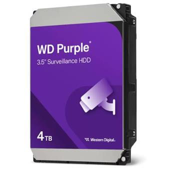 WD Purple/4TB/HDD/3.5"/SATA/5400 RPM/Fialová/3R